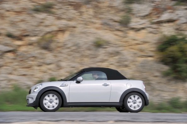 Die Silhouette des Mini Roadster