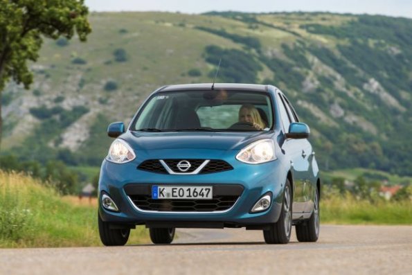 Frontansicht des Nissan Micra