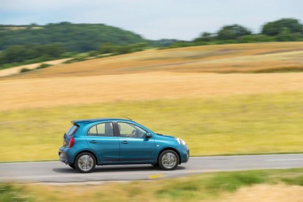 Der Nissan Micra im Profil