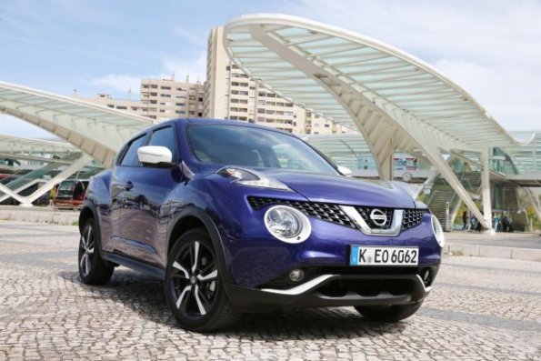 Die Frontpartie des Nissan New Juke 