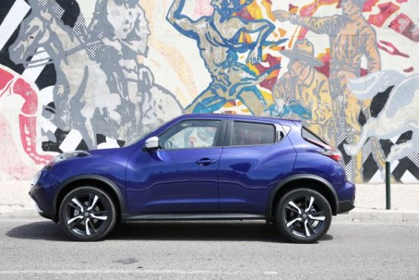 Der Nissan New Juke in der Seitenansicht 