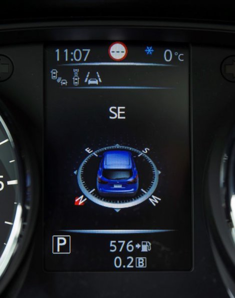 Detail aus dem Nissan Qashqai