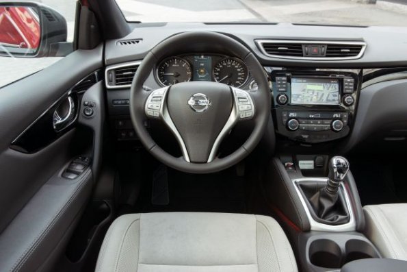 Das Cockpit des Nissan Qashqai