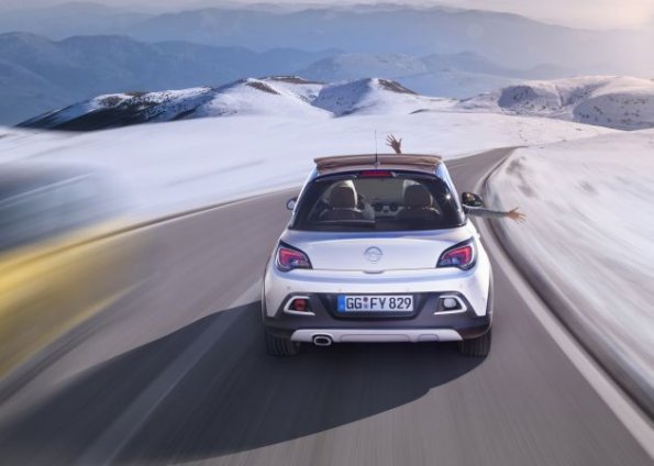 Das Heck des Opel Adam Rocks