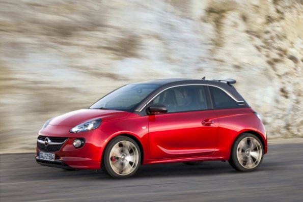 Seitenansicht des Opel Adam S