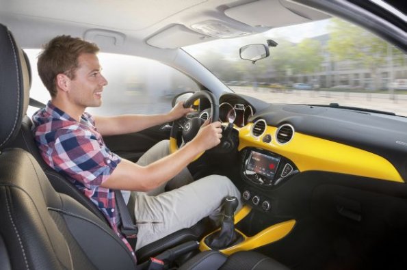 Innenraumaufnahme aus dem Opel Adam SLAM