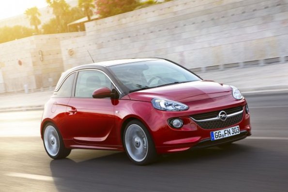 Frontpartie des Opel Adam SLAM