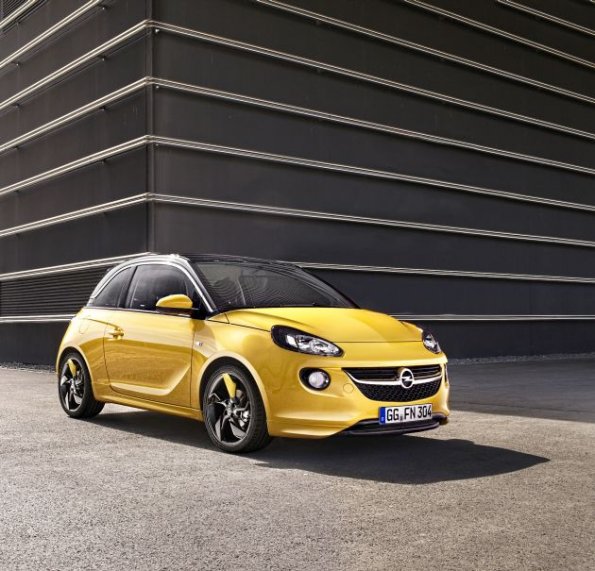 Die Frontpartie des Opel Adam