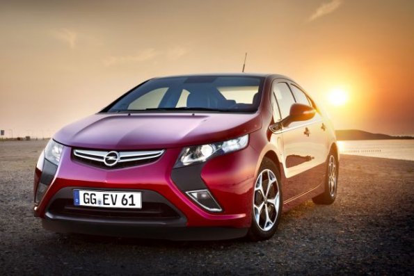 Die Frontpartie des Opel Ampera