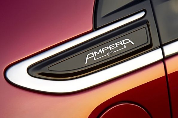 Detailaufnahme am Opel Ampera