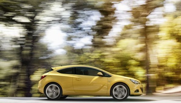 Die Silhouette des Opel Astra GTC