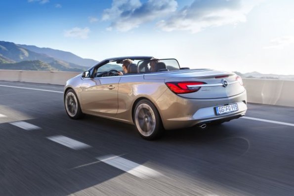 Die Heckpartie des Opel Cascada