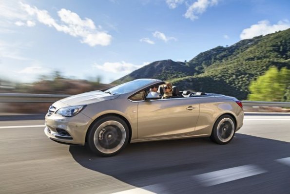 Fahraufnahme mit dem Opel Cascada