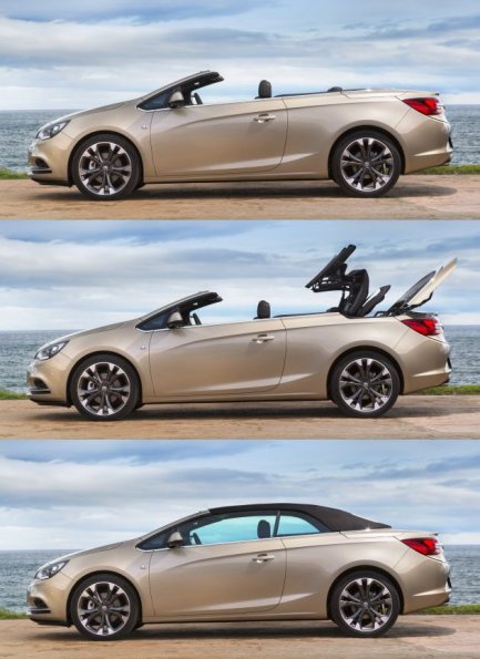 Häubchen auf - Häubchen zu - beim Opel Cascada