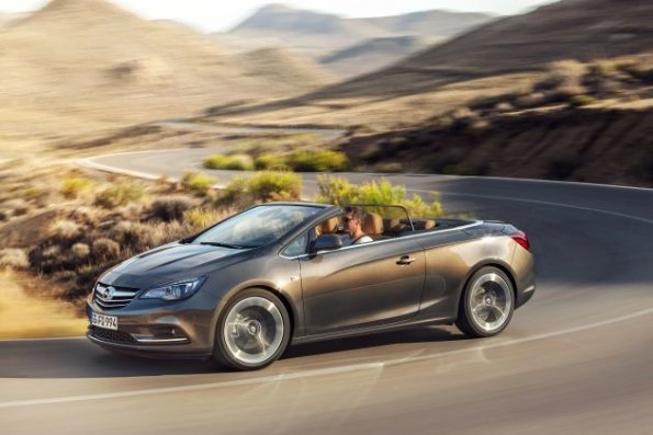 Front- und Seitenansicht des Opel Cascada