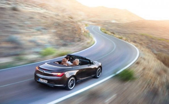 Fahraufnahme mit dem Opel Cascada