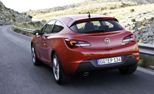 Die Heckpartie des Opel Corsa 2011