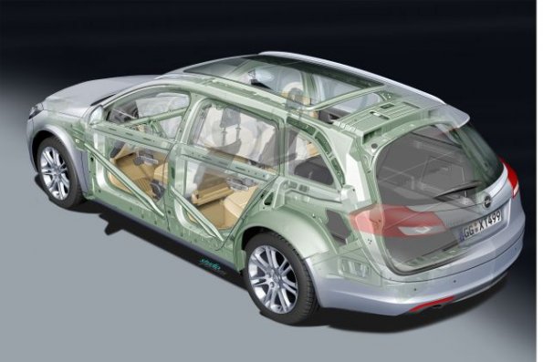 Ghostview des Opel Insignia Sports Tourer