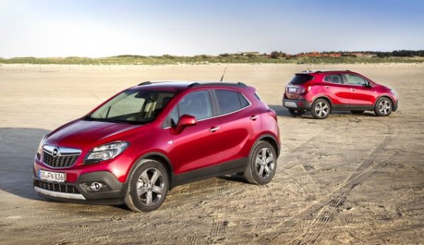 Frontansicht des Opel Mokka