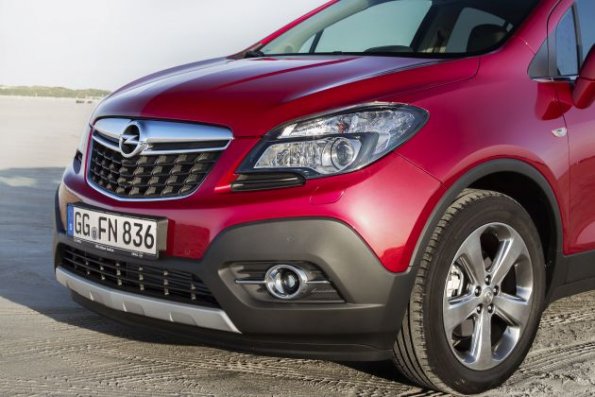 Die Fahrzeugfront des Opel Mokka