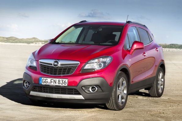 Front- und Seitenansicht des Opel Mokka