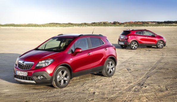 Front- und Seitenperspektive am Opel Mokka