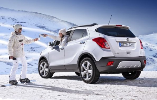 Die Heckpartie des Opel Mokka