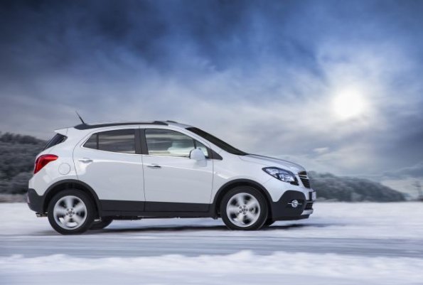 Die Silhouette des Opel Mokka