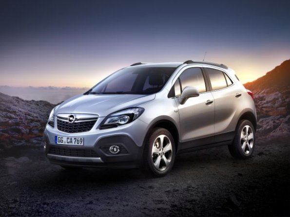 Die Frontansicht des Opel Mokka