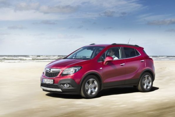 Front- und Seitenansicht des Opel Mokka