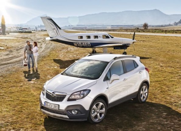 Der Opel Mokka in Gänze aufgenommen