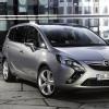 Die Front- und Seitenansicht des Opel Zafira Tourer <br />