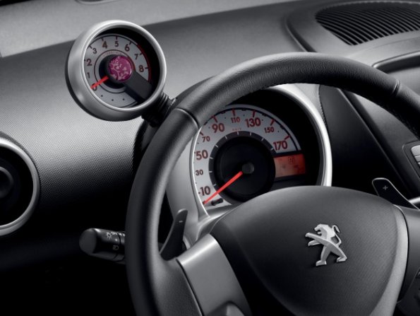 Die Instrumente des Peugeot 107