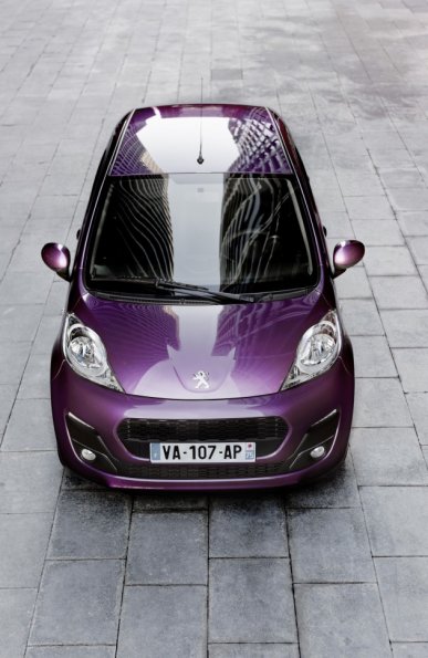 Der Peugeot 107 in der Frontansicht