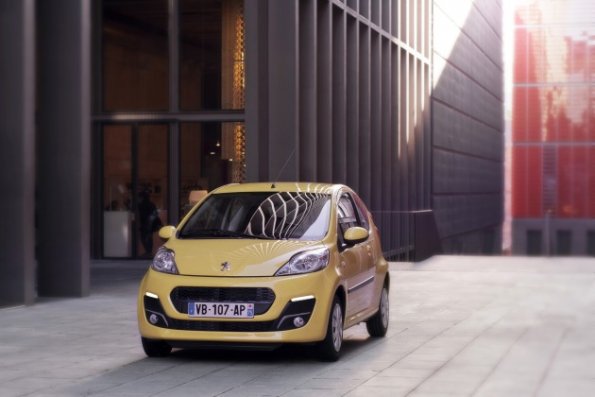 Das Gesicht des Peugeot 107