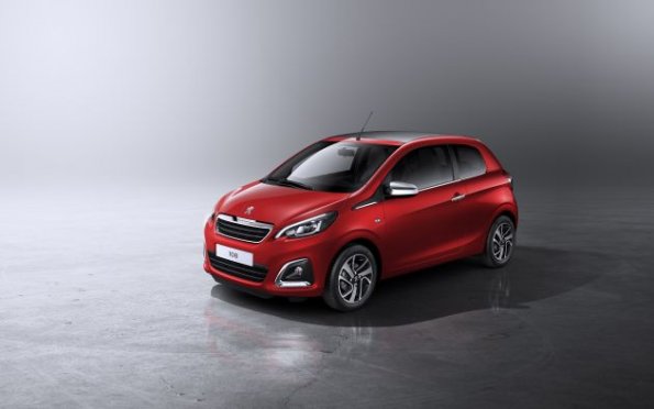 Frontpartie des Peugeot 108