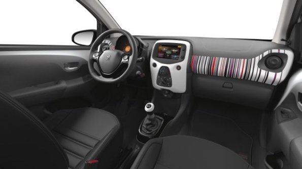 Cockpit und Armaturen des Peugeot 108