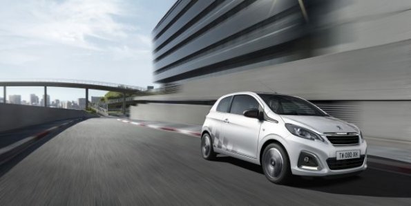 Seitenansicht des Peugeot 108