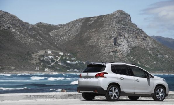 Außenaufnahme mit dem Peugeot 2008