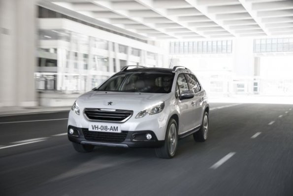 Frontansicht des Peugeot 2008