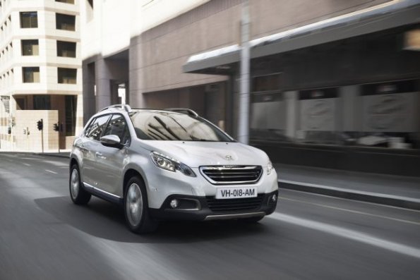 Die Frontpartie des Peugeot 2008