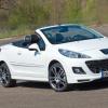 Front- und Seitenansicht des Peugeot 206 CC BW