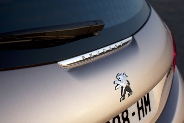 Detailaufnahme des Peugeot 208