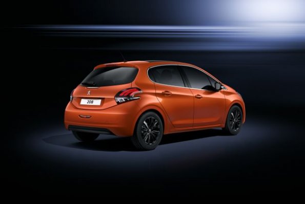 Heckpartie des Peugeot 208