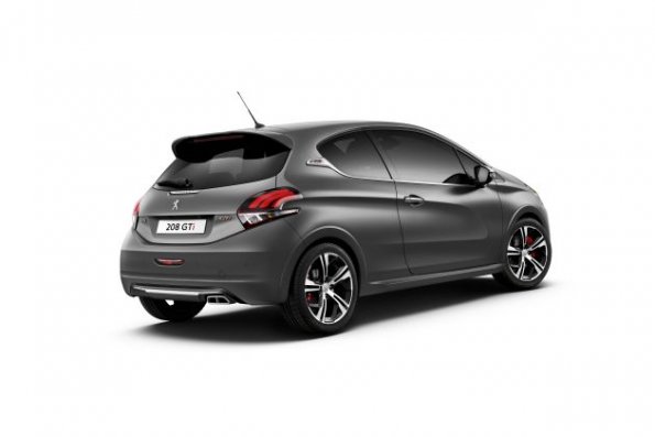 Die Heckpartie des Peugeot 208 GTi