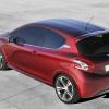 Die Heck- und Seitenpartie des Peugeot 208 GTI Concept