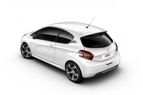 Die Heckpartie des Peugeot 208 GTi