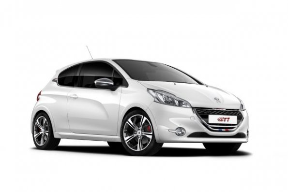 Front- und Seitenansicht des Peugeot 208 GTi