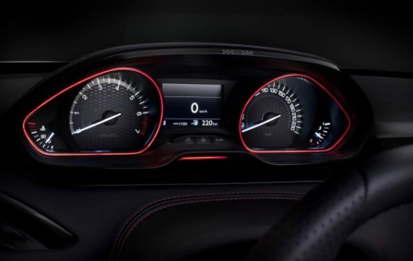 Die Instrumente im Peugeot 208 GTi