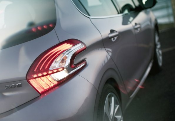 Detailaufanhme am Peugeot 208